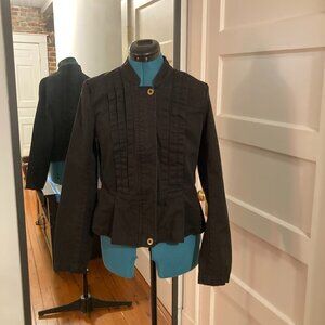 Ann Taylor Loft black crop jacket